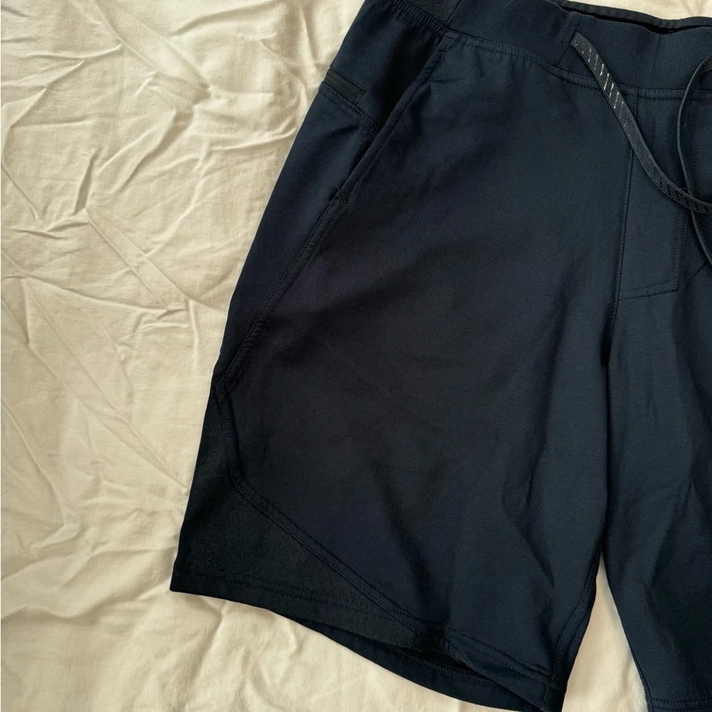 Hylete Dark Blue Athletic Shorts - Picture 2 of 7